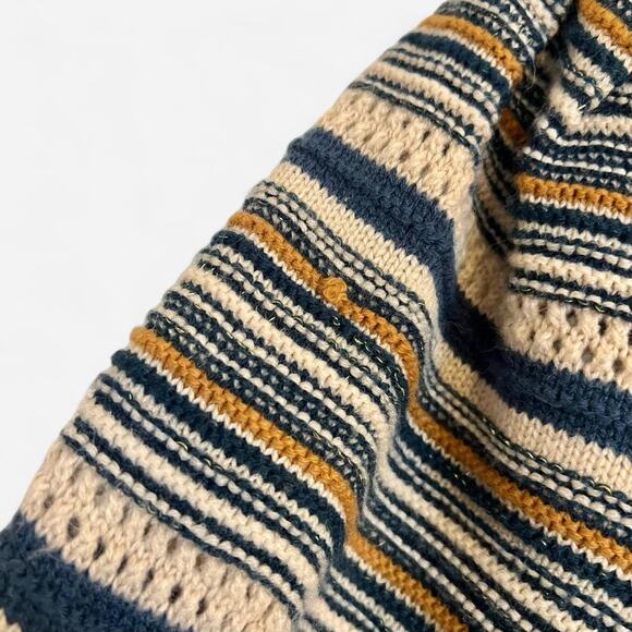 DR2 Puff Sleeve Striped Cardigan - Picture 10 of 11